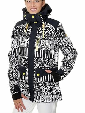 Like New! Roxy Andie Hattie Stewart Eyecatcher Snowboarding Skii Jacket